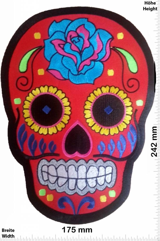 Muerto Skull -  red - Muerto - 24 cm - BIG