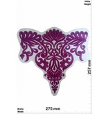 Angel Ornament - purple - wing- Muerto - 27 cm - BIG