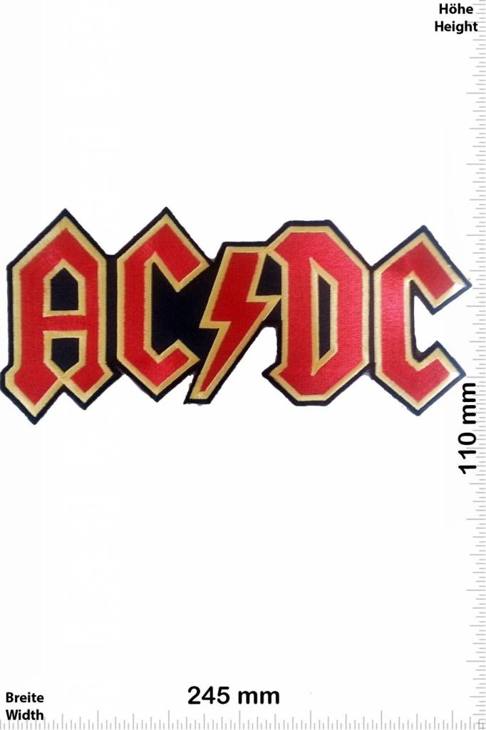 AC DC AC DC  - ACDC - 24 cm - BIGMusic