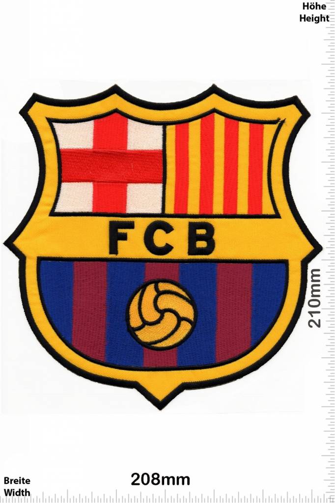 FCB Barcelona FCB - FCB Barcelona BIG - HQ 21 cm - Soccer - Spain Spanish Football - Liga Soccer