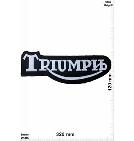 Triumph Triumph - schwarz silber - schwarz silber - 32 cm - Bigpatch  - Motorsport