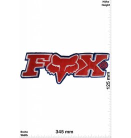 Fox FOX - rot blau - 34 cm  - BIG