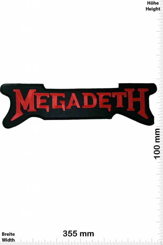 Megadeth Megadeth - 33 cm - BIGPATCH