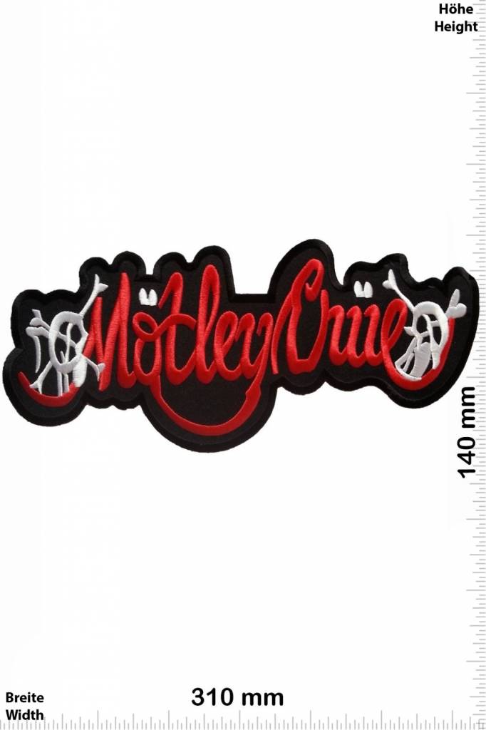 Motley Crue - Patch - Back Patches - Patch Keychains Stickers - giga ...