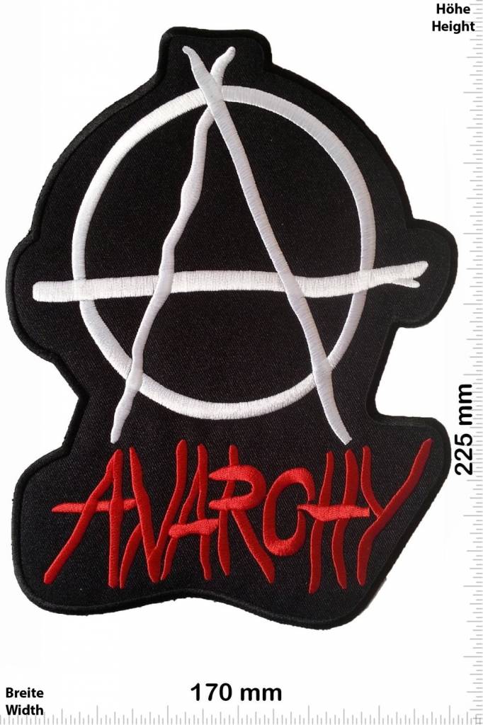 Anarchy Anarchy - 22 cm  - BIGPATCH patch -Sons of Anarchy SOA Reaper