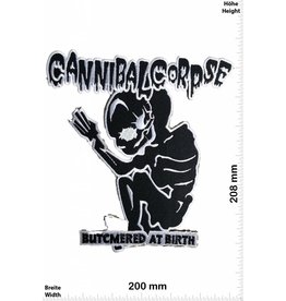Cannibal Corpse Cannibal Corpse - BUTCMErot AT BIRTH 20 cm - BIG Kutte