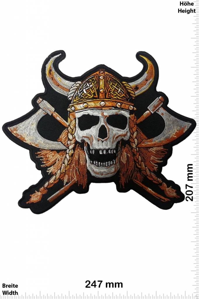 Viking Viking Skull -   Germane  - 24 cm - BIG