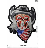 Totenkopf Skull Cowboy USA - 25 cm - BIG