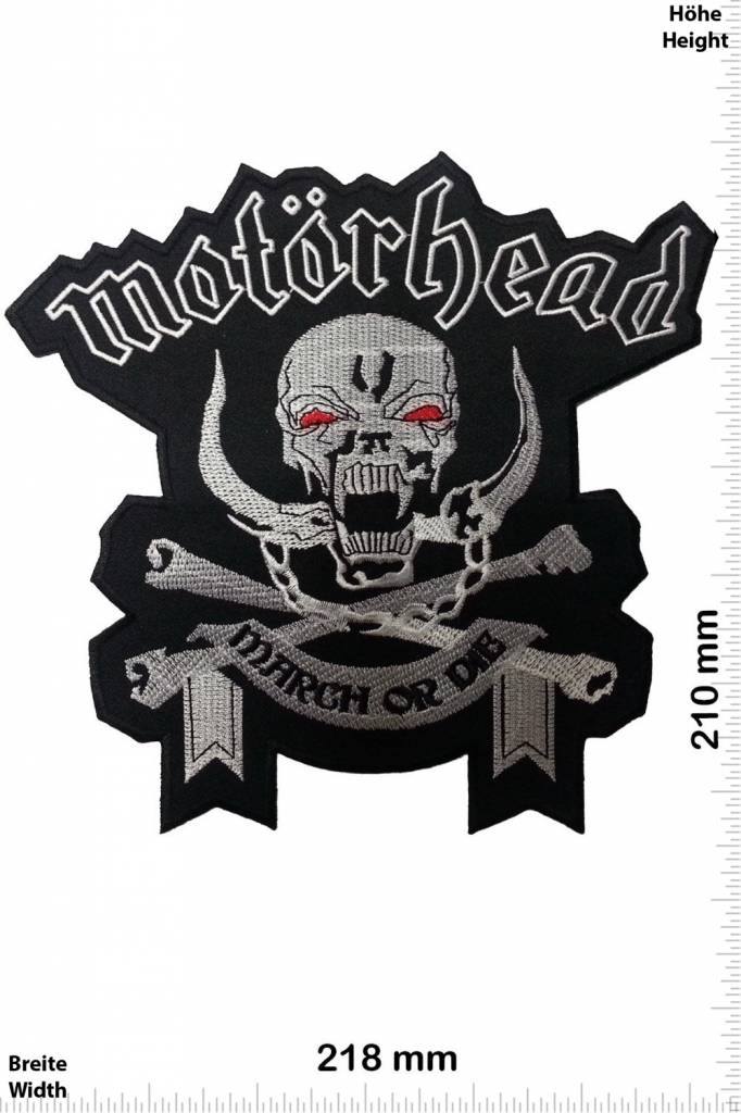 Motörhead Motörhead - March or die 21 cm - BIGKutte
