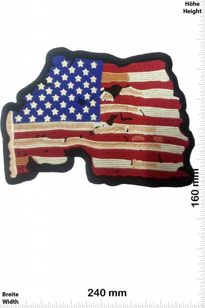 USA, USA, USA USA - Flag - Flagge  - 24 cm - BIGUSA