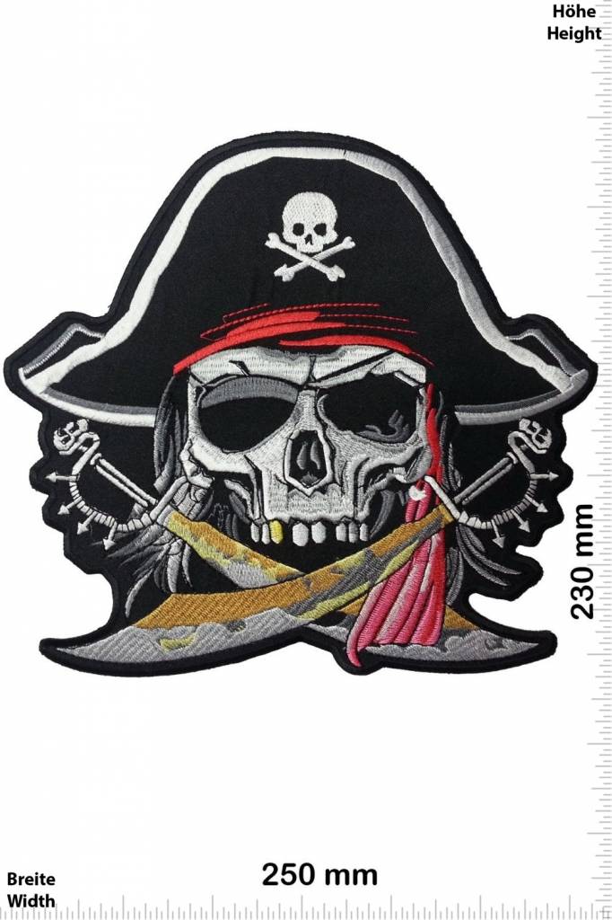 Piraten Totenkopf Aufkleber Pirates Skull Sticker Totenköpfe von style4Bike  jetzt Online kaufen!