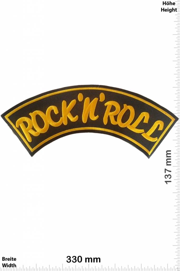 Rock n Roll Rock ' n' Roll - gold - 33 cm - BIGMusic