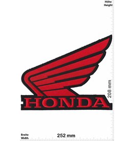 Honda Honda - Flügel - Fly - rot - 25 cm