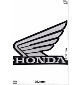 Honda Honda - Flügel - Fly - silber - 25 cm