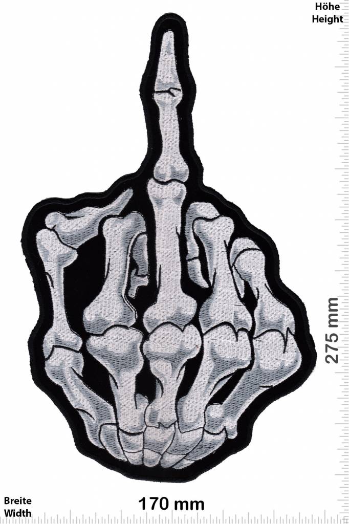 Fuck  Fuck you Skull - 27 cm