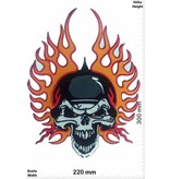 Totenkopf Skull Fire - 30 cm
