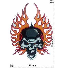 Totenkopf Skull Fire - 30 cm