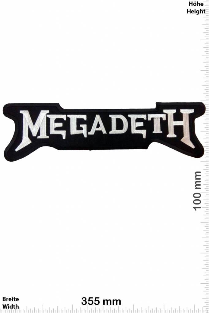 Megadeth Megadeth - silver - 35 cm