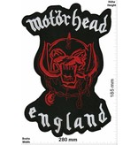 Motörhead Motörhead - England - red silver - 28 cm