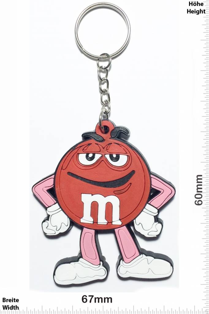 Mix and M M&M's - red - Cool - Sport - Patch Sleutelhangers Stickers -giga-patch.com - Grootste Patch Shop