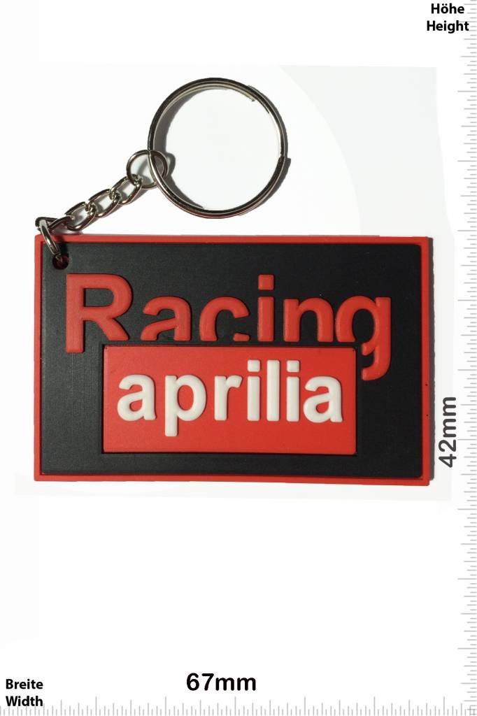 Aprilia aprilia Racing - schwarz - Aufnäher Shop / Patch - Shop - größter  weltweit - Patch Aufnäher Schlüsselanhänger Aufkleber