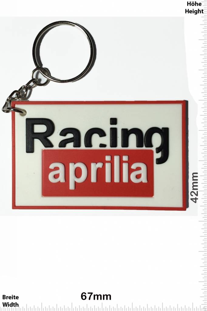 Aprilia aprilia Racing - weiss - Aufnäher Shop / Patch - Shop - größter  weltweit - Patch Aufnäher Schlüsselanhänger Aufkleber