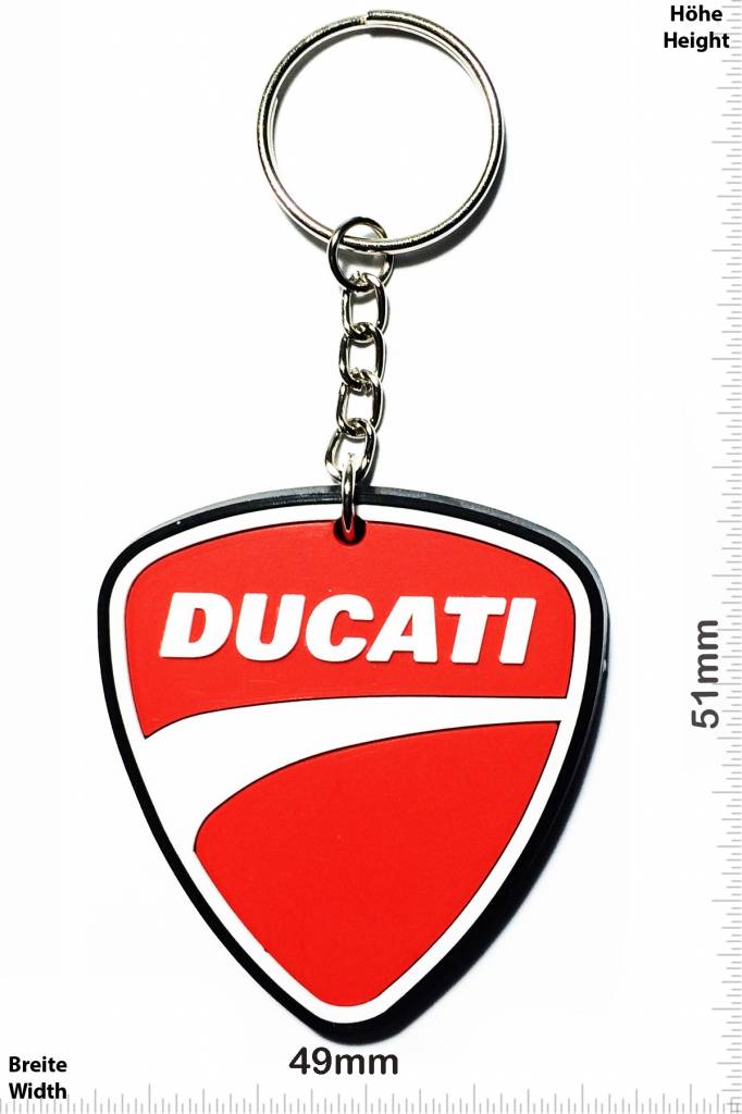 Ducati Ducati - logo - black - Patch Portachiavi Adesivi -  -  Il più grande Patch Negozio in tutto il mondo