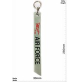 Kofferfahne, Suitcaseflag AIR FORCE - F-16 - grau - Kofferanhänger - Kofferfahne -Military