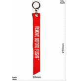 Kofferfahne, Suitcaseflag REMOVE BEFORE FLIGHT - red - BIG- Luggage tag - luggage flag