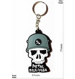 Monster Energy Metal Mulisha - Skull - Totenkopf -  grau - front