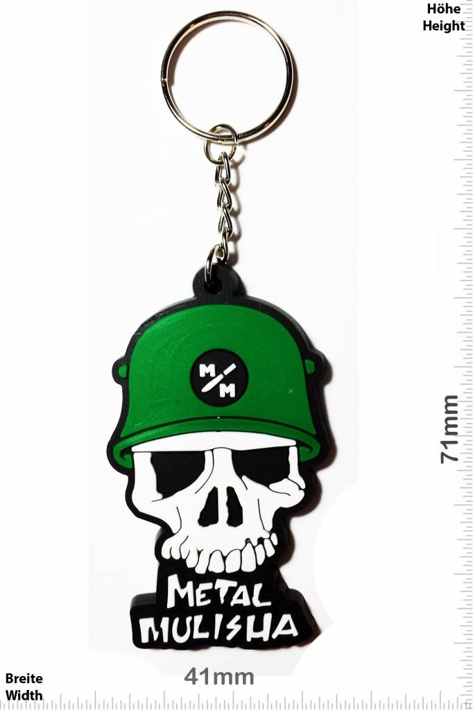 Monster Energy Metal Mulisha - Skull - Totenkopf - grün - front