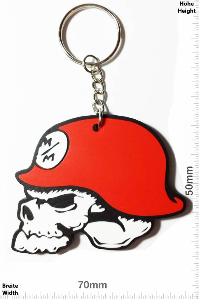 Monster Energy Metal Mulisha - Skull - Totenkopf - rot