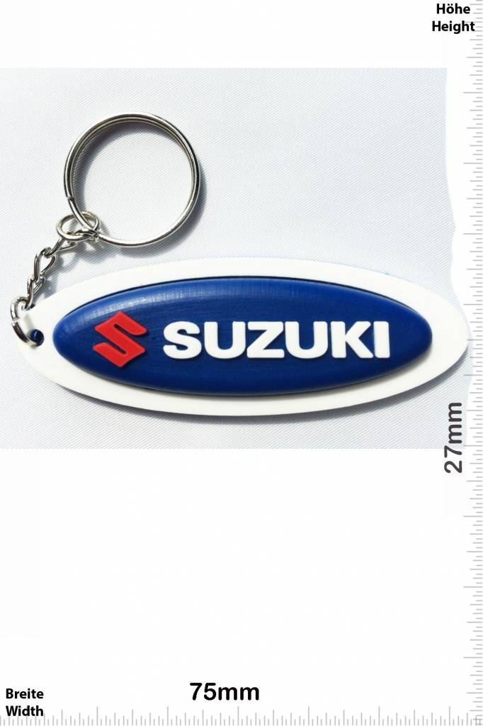 Suzuki Suzuki - blue - Patch Portachiavi Adesivi -  - Il più  grande Patch Negozio in tutto il mondo