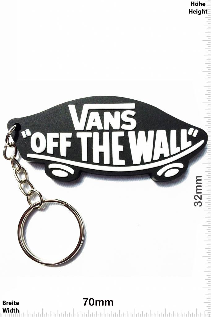 Vans - Off The Wall - black - Streetwear - Patch Llaveros giga-patch.com - Mayor Tienda de todo el mundo - Patch Llaveros Pegatinas