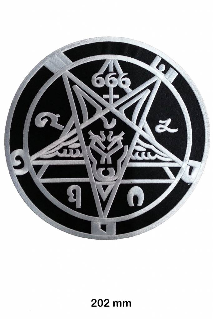 Pentagramm Pentagram - 666 - 20 cm - BIG