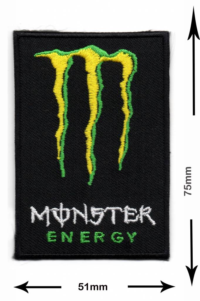 Monster Energy Drink M.  - gelb grün