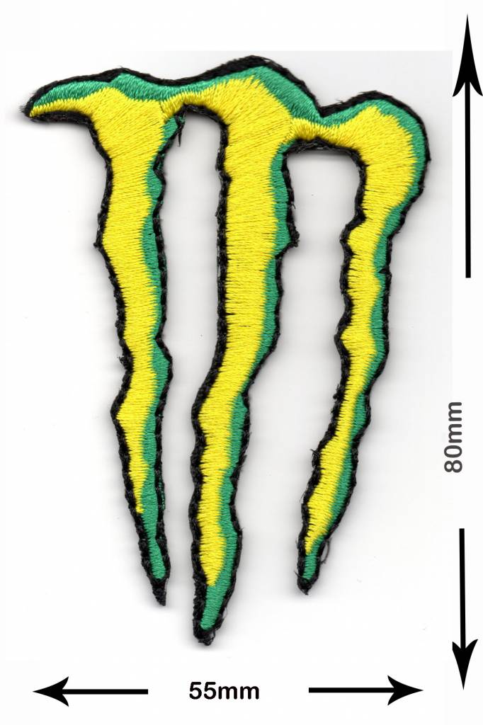 monster energy logo yellow