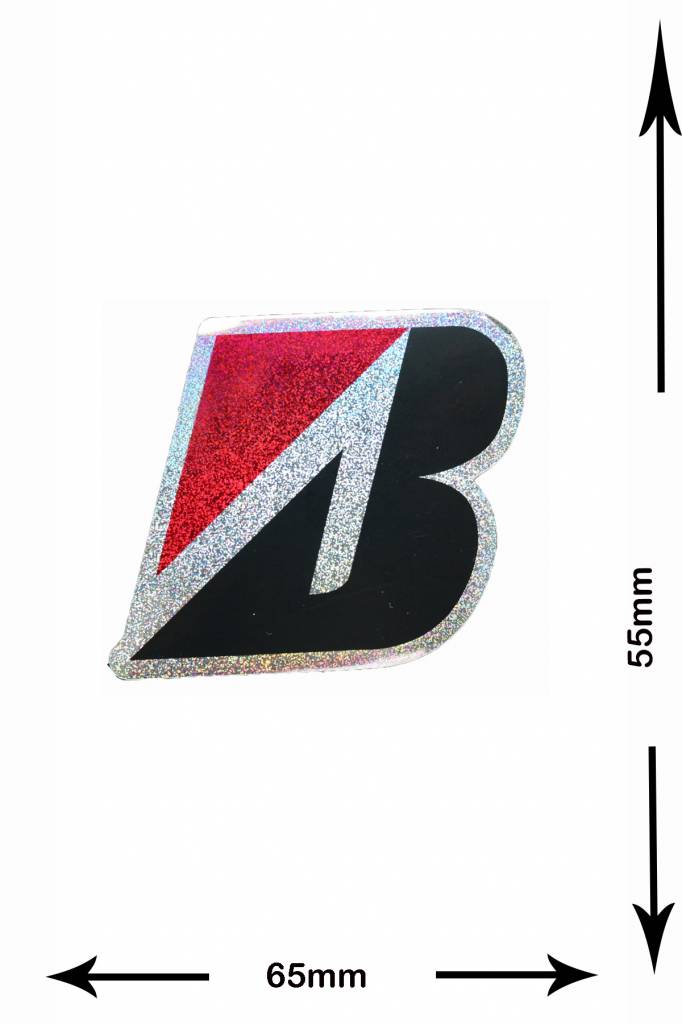 #Mix Bridgestone B - 2 pieces  - glitter effect - red  -