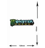 Monster Energy Energy Drink  M. - 2 pieces  - metal effect - green - green -