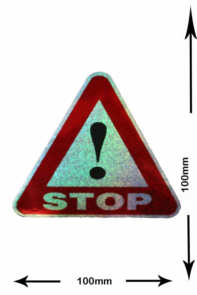 #Mix STOP - Big - 2 pieces  - glitter effect - red  -