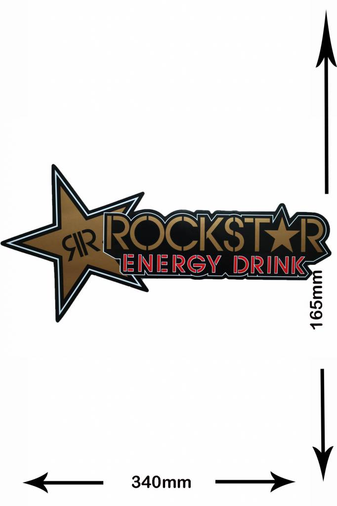 Rockstar Rockstar Energy Drink  - gold - 2 pieces  - BIG