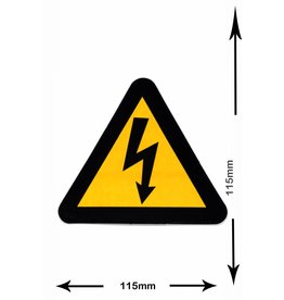 #Mix Achtung Hochspannung - 3 Stück - 115mm