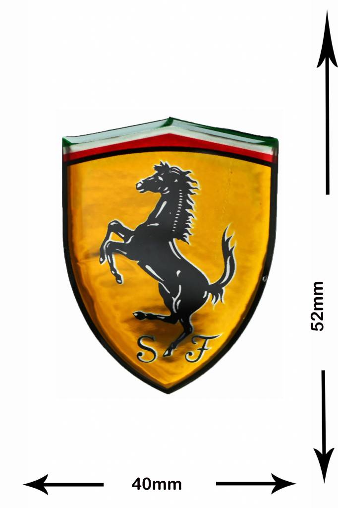 Ferrari - Patch - patch posteriore - Patch Portachiavi Adesivi -   - Il più grande Patch Negozio in tutto il mondo
