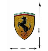 Ferrari Ferrari - 3D Sticker mit Glitzer - Wappen - small -