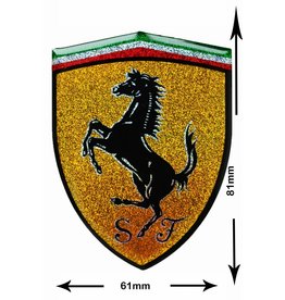 Ferrari Ferrari - 3D Sticker mit Glitzer - Wappen - BIG -