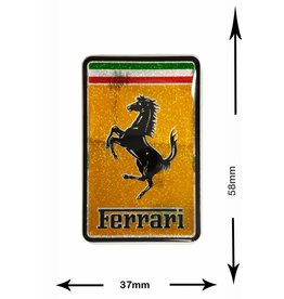 Ferrari Ferrari - 3D Sticker mit Glitzer  - viereckig -