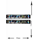 Suzuki SUZUKI - 3D square - 2 pieces - black