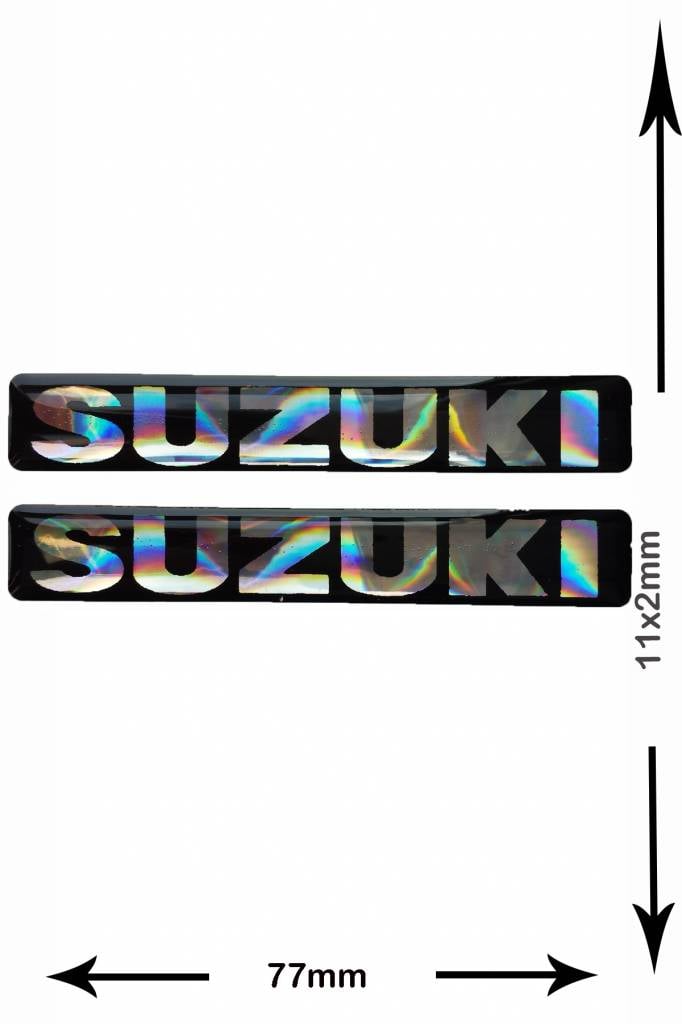 Suzuki SUZUKI - 3D square - 2 pieces - black