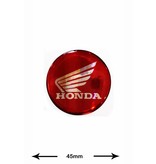 Honda Honda - 3D 2 Stück - rot - red - Wappen