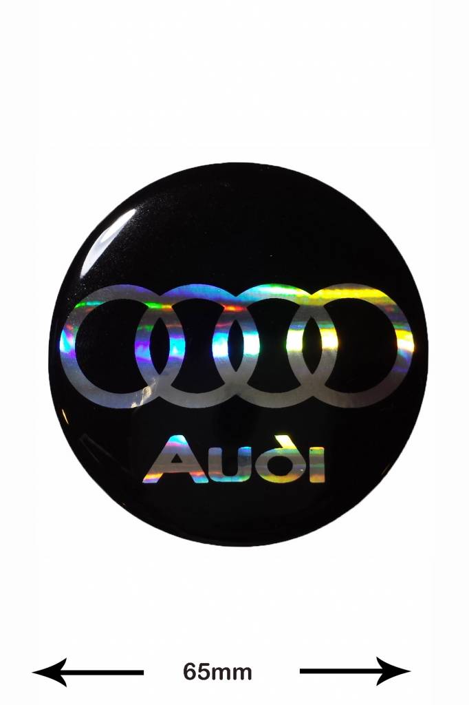 Audi Audi - BIG - 3D 1 piece - black